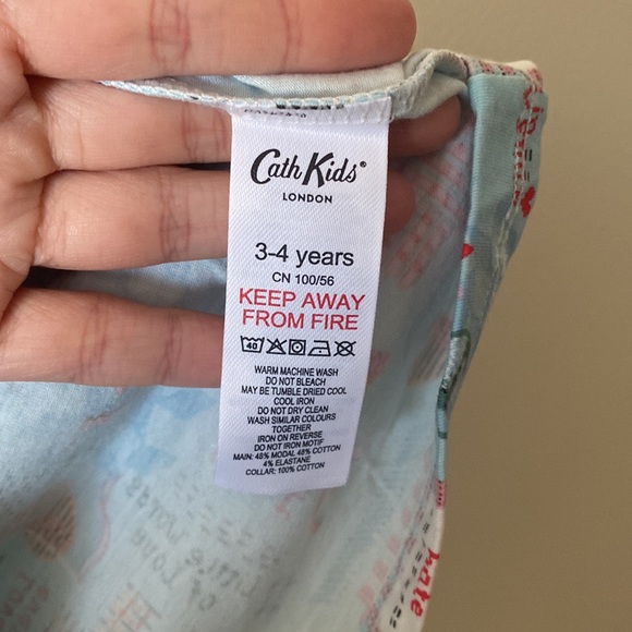 PATCHWORK DITSY SHORT SLEEVE JERSEY DRESS ( new) - Picture 7 of 8